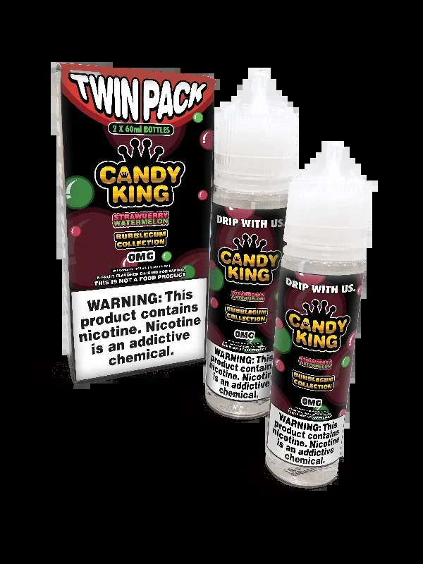 Candy Strawberry Watermelon Bubblegum Series 120mL Freebase Vape Juice