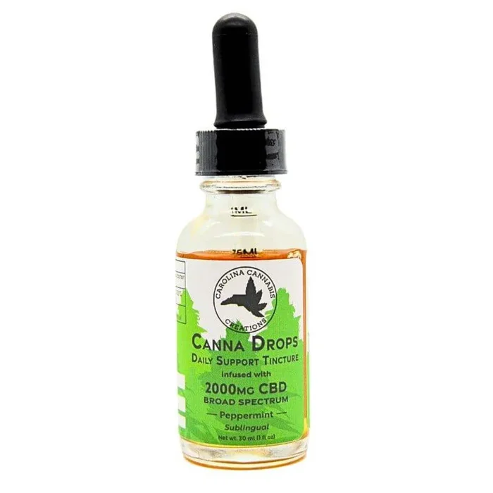 Canna Drops Broad Spectrum 2000mg CBD – Peppermint
