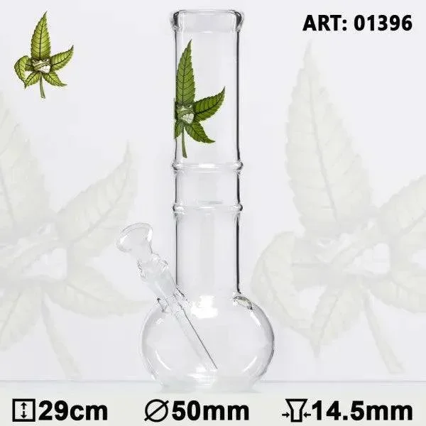 CannaHeroes | 11″ Glass Water Pipe