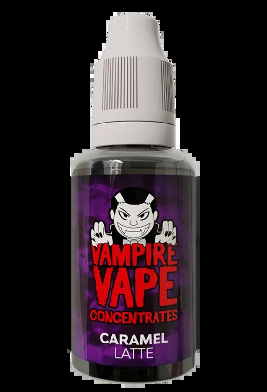 Caramel Latte – Vampire Vape – Concentrate – 30ml