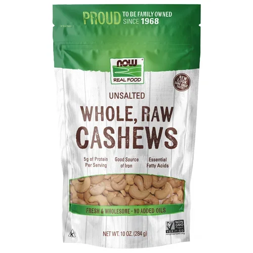 Cashews Whole Raw & Unsalted 10 oz