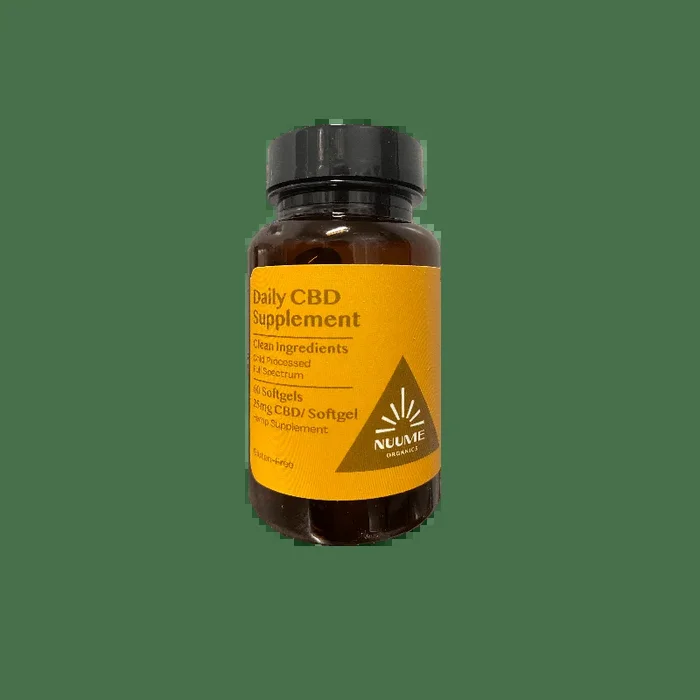 CBD Gelcaps – 60ct bottle 25mg/gelcap (1500mg/bottle)