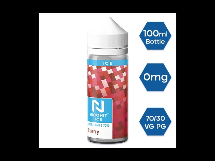 CHERRY E LIQUID BY NICOHIT – ICE 100ML 70VG
