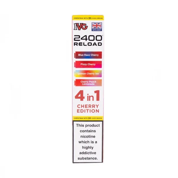 Cherry Edition IVG 2400 Reload Replacement Pods – 4 Pack