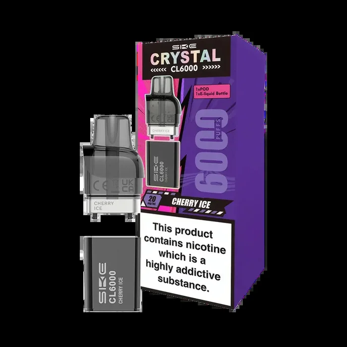 Cherry Ice SKE Crystal CL6000 Pods