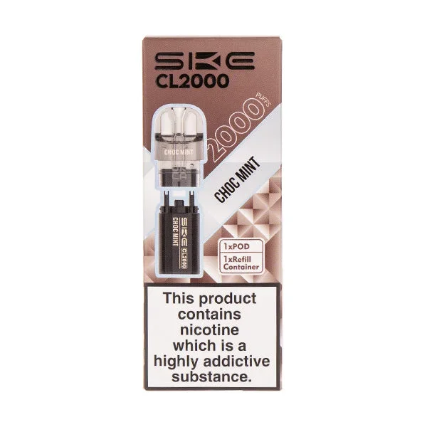 Choc Mint CL2000 Prefilled Pod + Refill by SKE