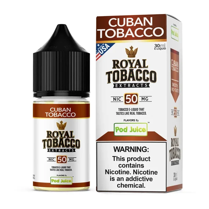 Cig Tobacco Pod Juice x Royal Tobacco Extracts Salt 30mL