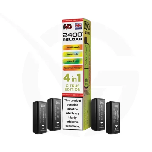 Citrus Edition 4-in-1 Prefilled Pods By IVG 2400 Reload
