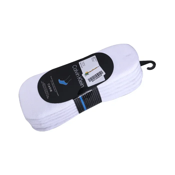 CK LOAFER SOCKS P-6 CVM211LN02002 WHT (IR)