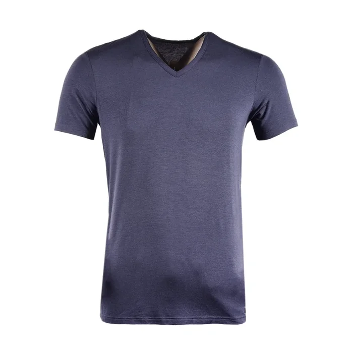 CK MEN V-NECK S/S U5563 GREY XL