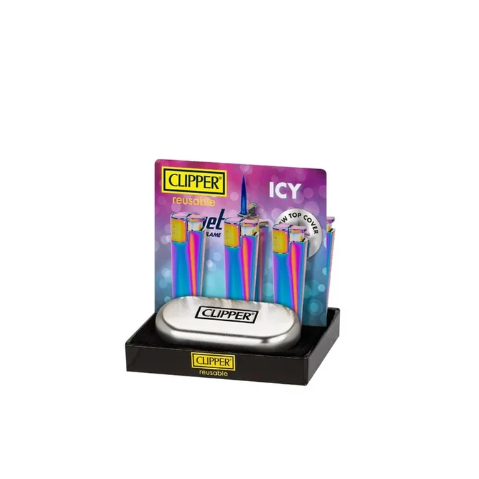 Clipper CMKJ11 Jet Flame Lighter (DSPLY 12pc)
