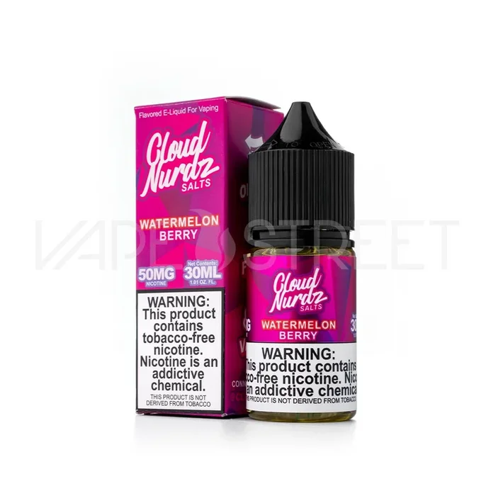 Cloud Nurdz TFN Salts Watermelon Berry (30ml)
