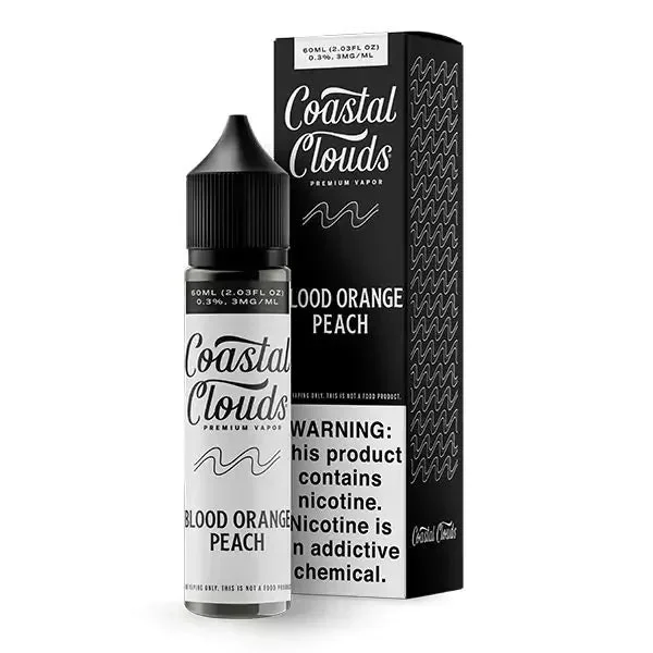 Coastal Clouds – Blood Orange Peach – 60ML E-Liquid