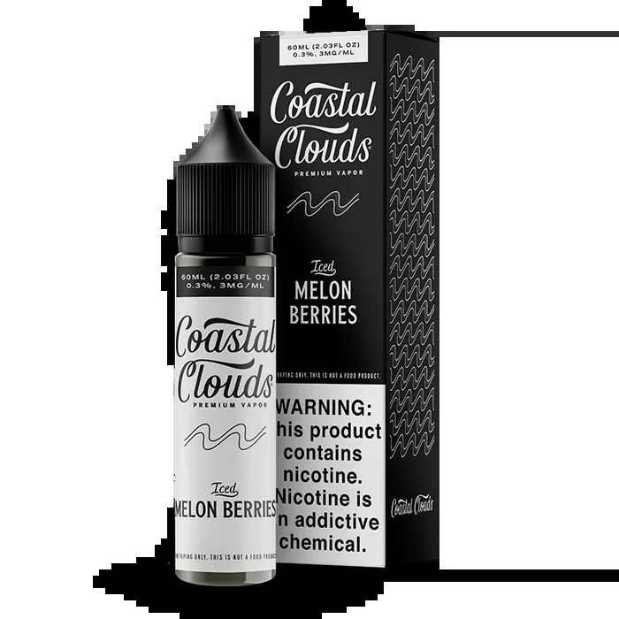 Coastal Clouds – Iced Melon Berries – 60ML E-Liquid