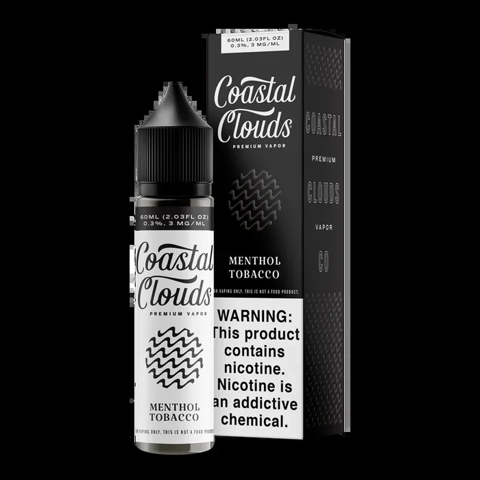 Coastal Clouds – Menthol Tobacco – 60ML E-Liquid