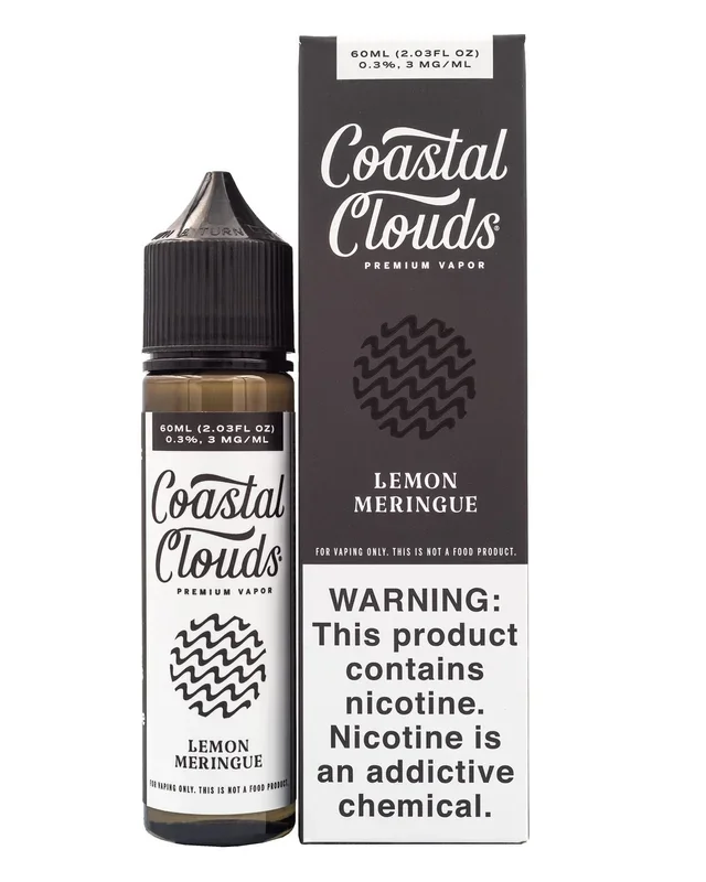 COASTAL CLOUDS E-LIQUID LEMON MERINGUE – 60ML