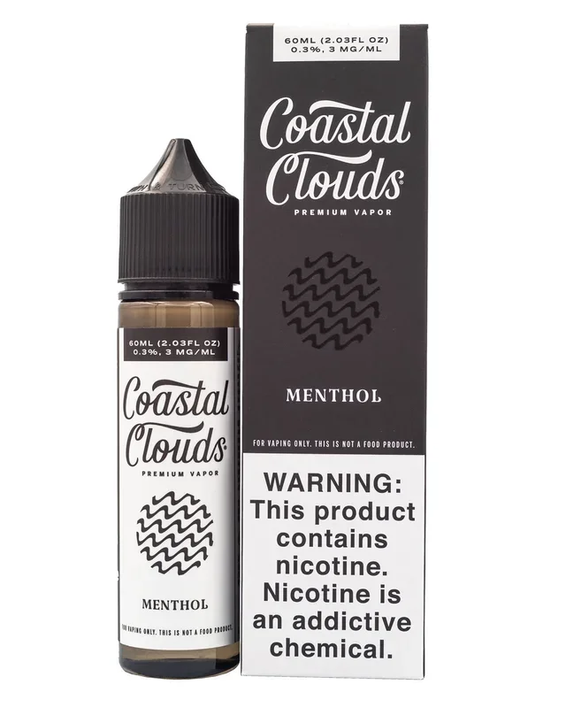 COASTAL CLOUDS E-LIQUID MENTHOL – 60ML