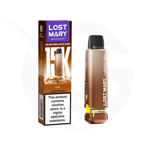Cola Prefilled Pods by Lost Mary Nera15k + Refill Container