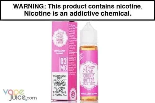 COOKIE BUTTER BY VAPE PINK 100ML | 60ML