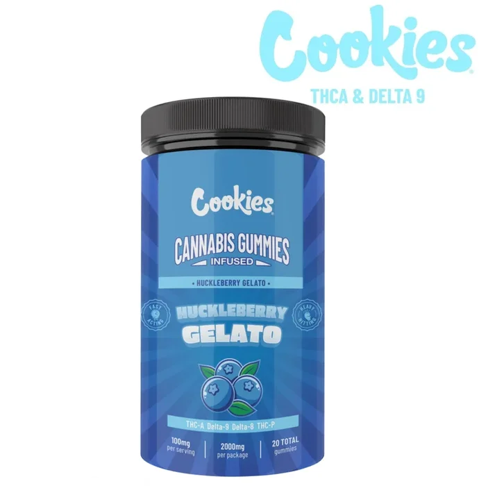 Cookies Huckleberry Gelato THC-A + Delta 9 Gummies – 25ct