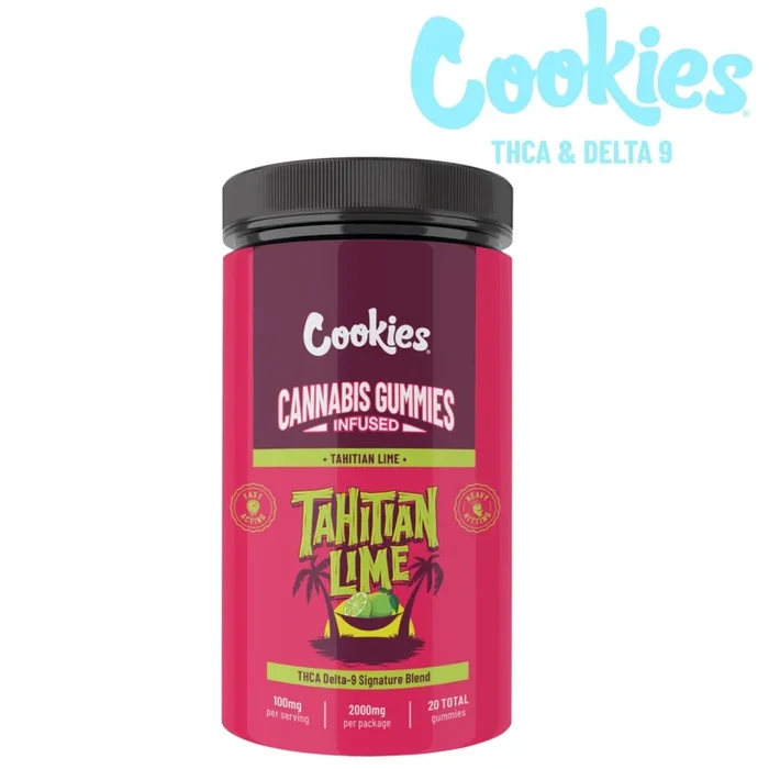Cookies Tahitian Lime THC-A + Delta 9 Gummies – 25ct