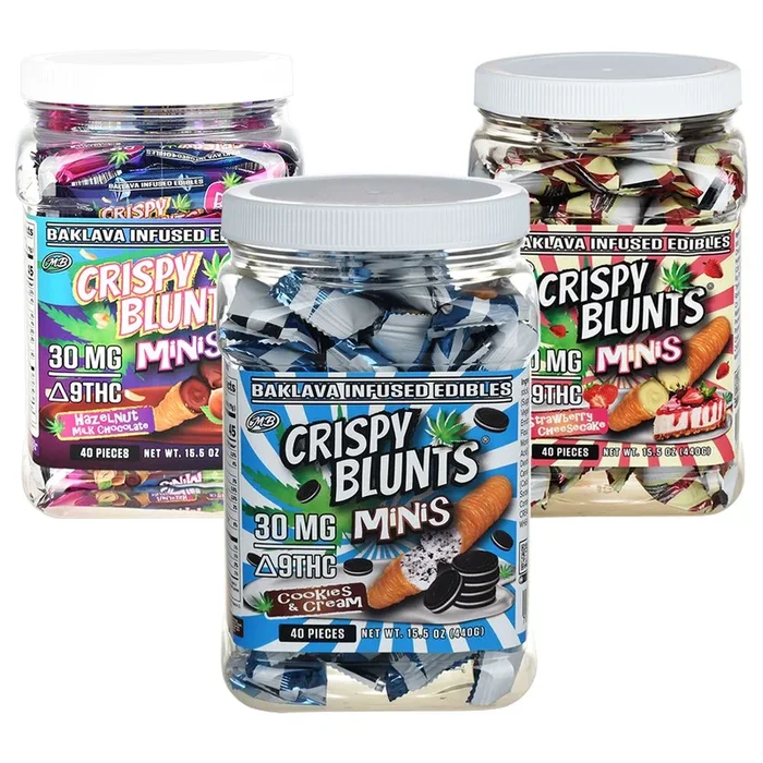 Crispy Blunts D9 Minis – 30mg/pc 40ct