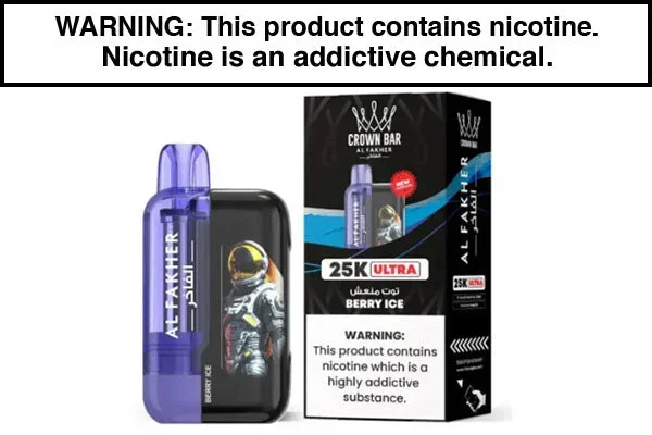 CROWN BAR ULTRA 25K DISPOSABLE VAPE – 25,000 PUFFS