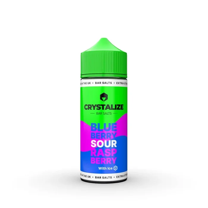 CRYSTALIZE BAR SALTS BLUEBERRY SOUR RASPBERRY 120ML LONGFILL E-LIQUID