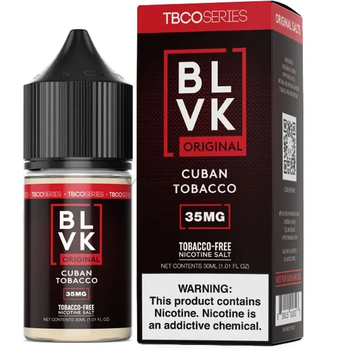 Cuban Tobacco – BLVK – 30ML