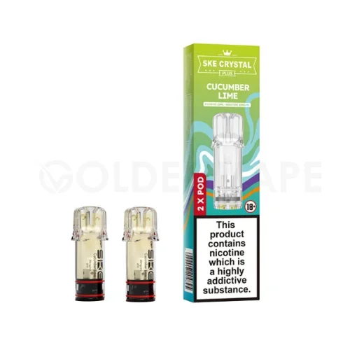 Cucumber Lime Crystal Plus Prefilled Pods by SKE