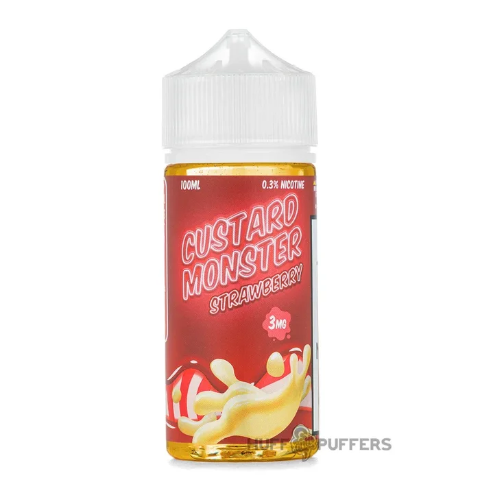 Custard Monster – Strawberry 100mL