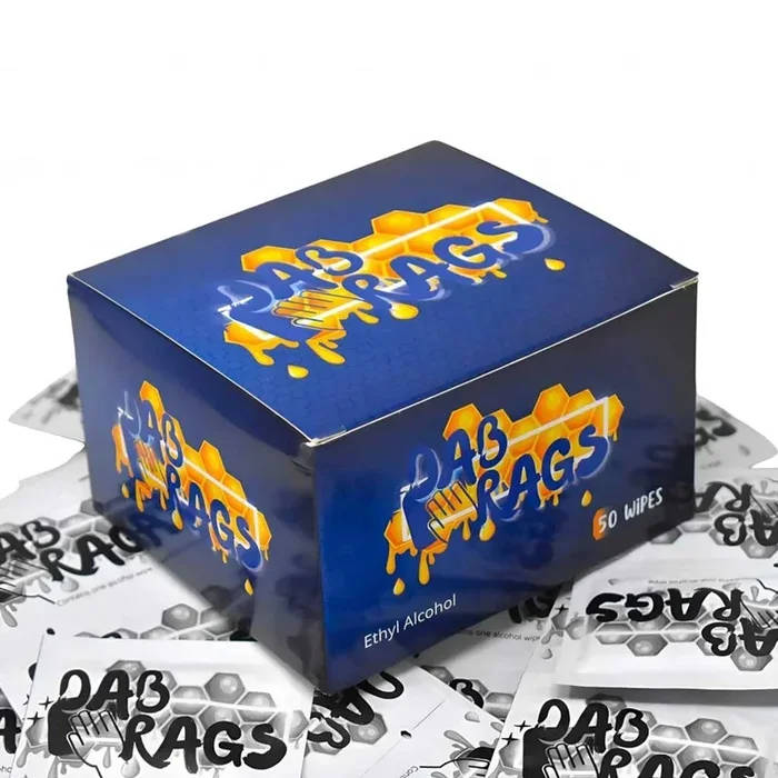 Dab Rags Ethyl Alcohol Wipes 50ct