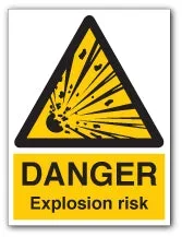 DANGER Explosion risk