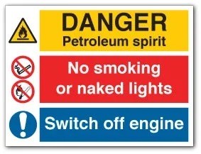 DANGER Petroleum spirit…