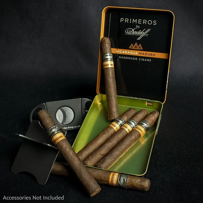 Davidoff Primeros Nicaragua Maduro Petit Panetela Cigars – Tin of 6