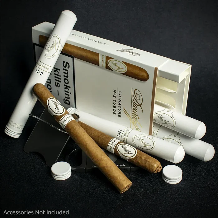 Davidoff Signature No. 2 Tubos Cigars – Pack of 4