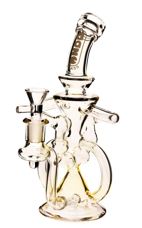 Daze Glass – 9″ Fumed Glass Water Pipe Recycler w/ Perc