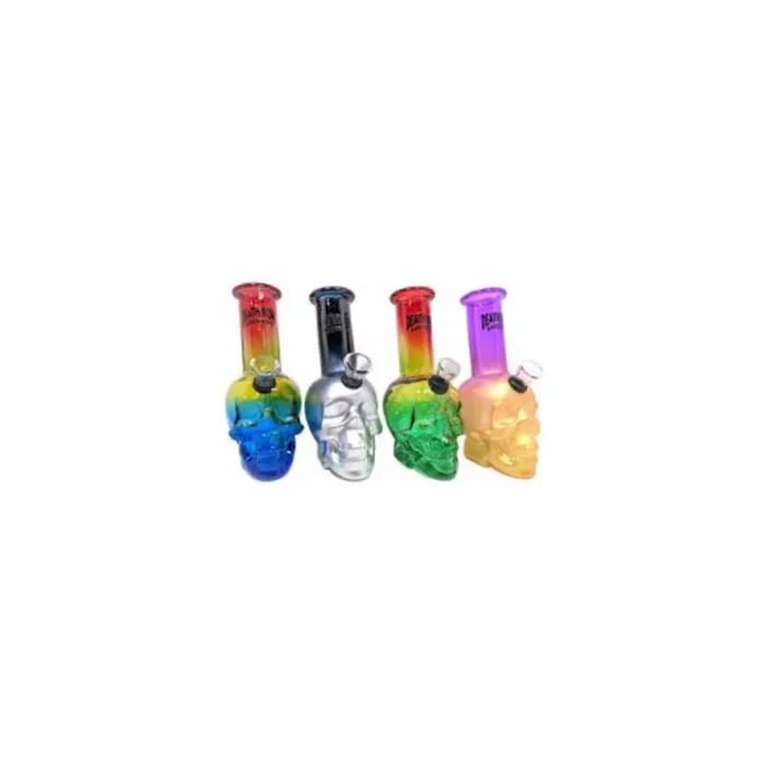 Death Row Records (Water Pipe) 6″ Skull Head Bubbler