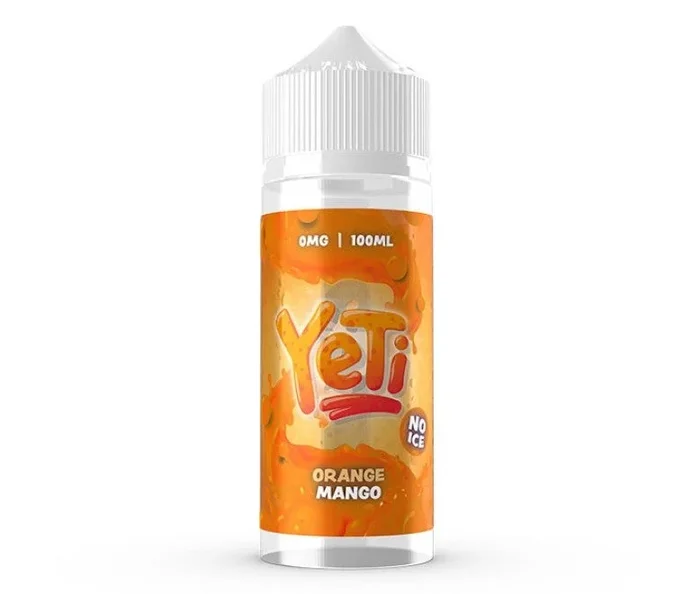 DEFROSTED ORANGE MANGO E-LIQUID BY YETI 100ML 70VG