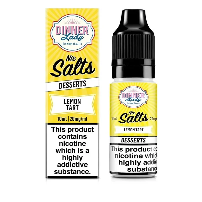 Dinner Lady 10ml Salt Nicotine E-Liquid – Lemon Tart