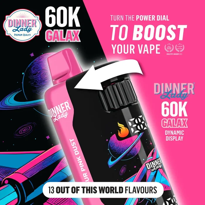 Dinner Lady GALAX 60K Disposable Device – 60,000 Puffs
