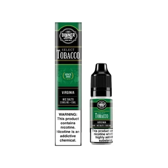 Dinner Lady Select Tobacco Virginia 10ml Nic Salt