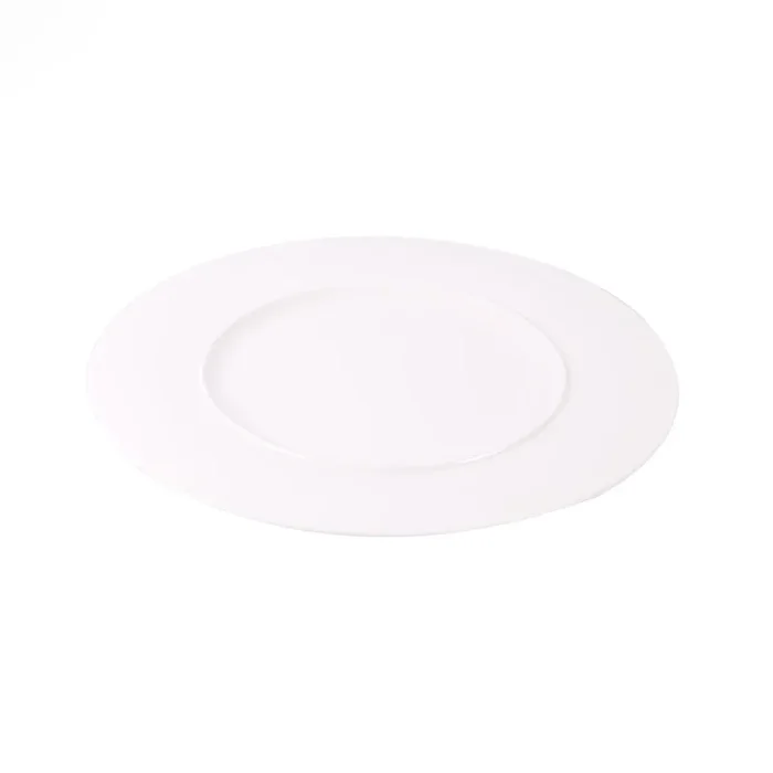 DISH PORCELAIN WHITE IR 12.5INCH G026