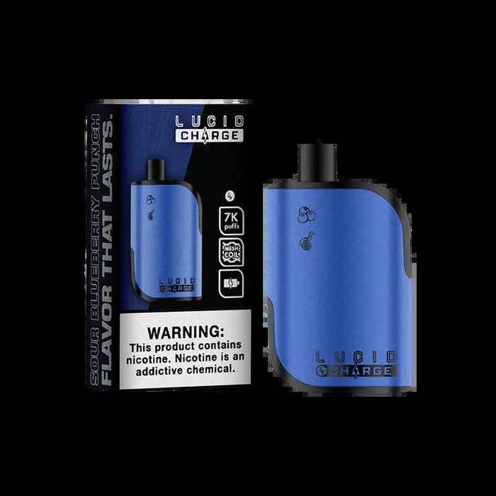 Disposable – LUCID CHARGE – Sour Blueberry Punch 7000 puffs