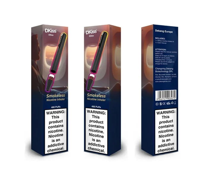 DKiss Slim Smokeless Nicotine Inhaler – 400 puffs