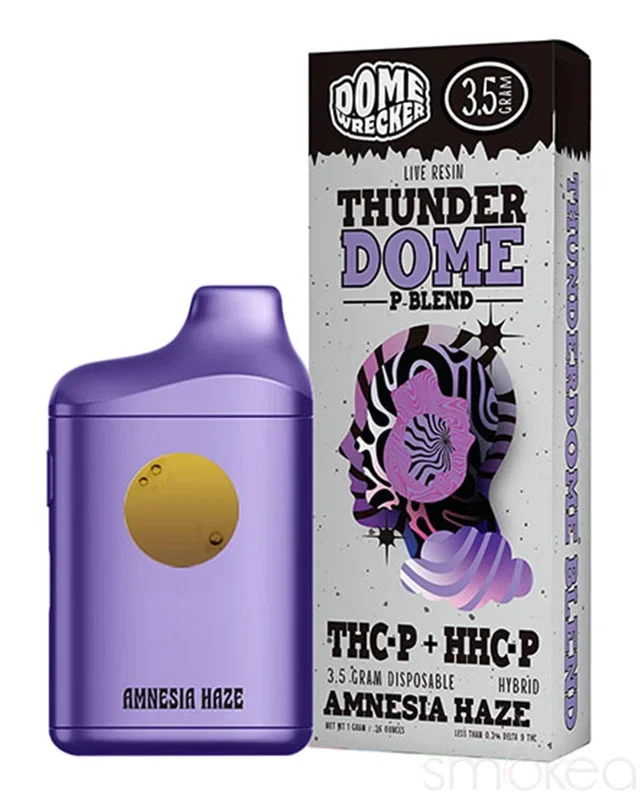 Dome Wrecker 3.5g ThunderDome P-Blend Vape – Amnesia Haze