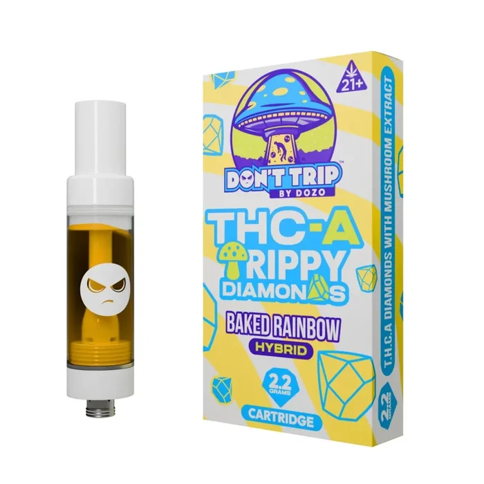 Dont Trip Shroom + THC-A Baked Rainbow Cartridge – 2200mg