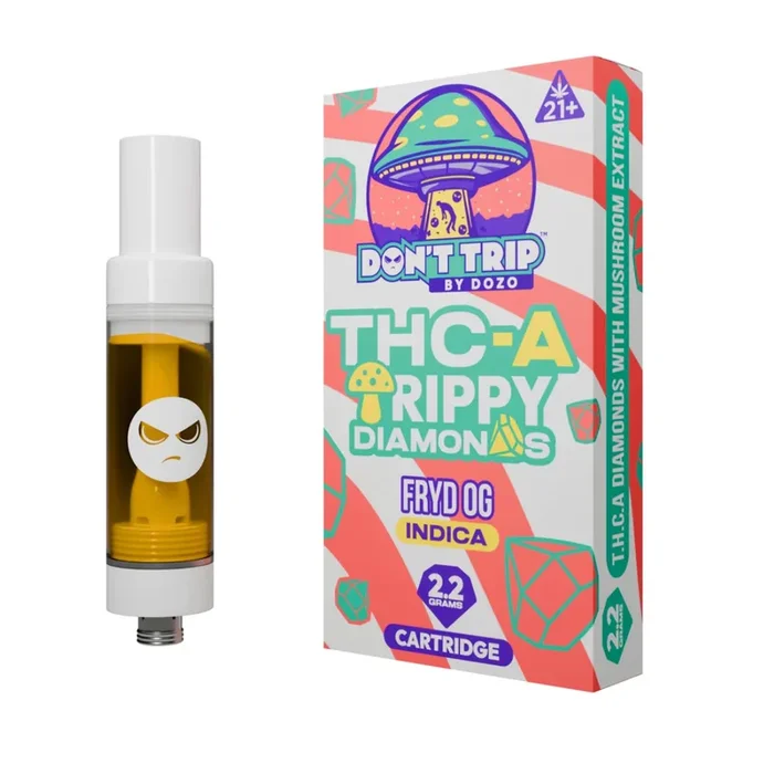 Dont Trip Shroom + THC-A Fryd OG Cartridge – 2200mg