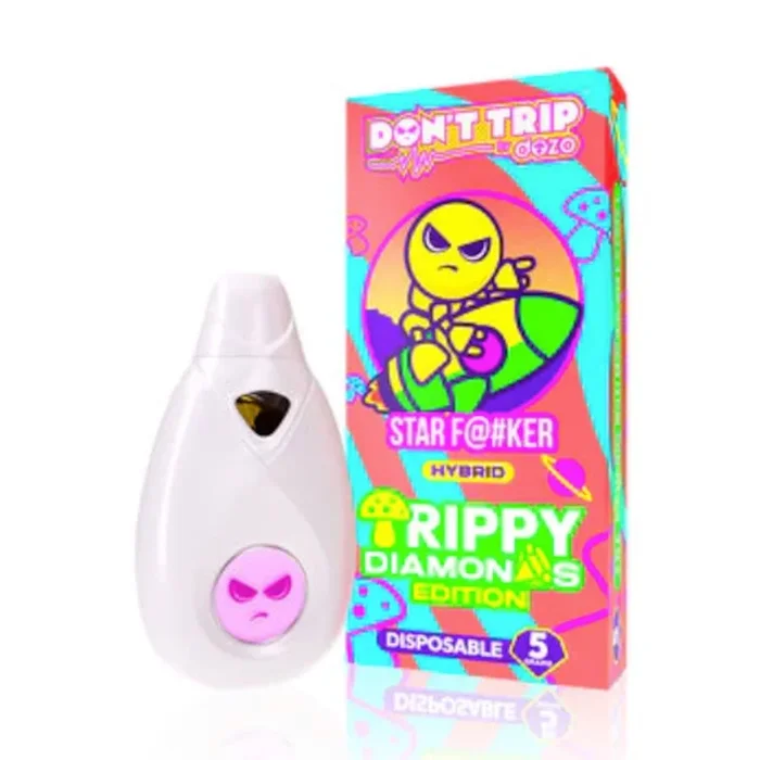 Dont Trip Trippy Diamonds Star F@#ker Vaporizer – 5000mg