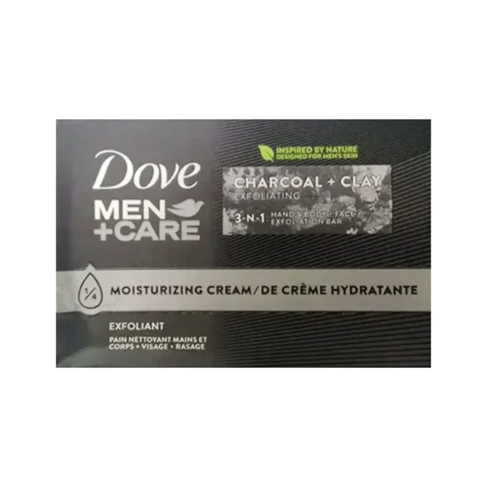 DOVE SOAP MEN CARE CHARCOAL CLAY EXFOLIATING 106 GM